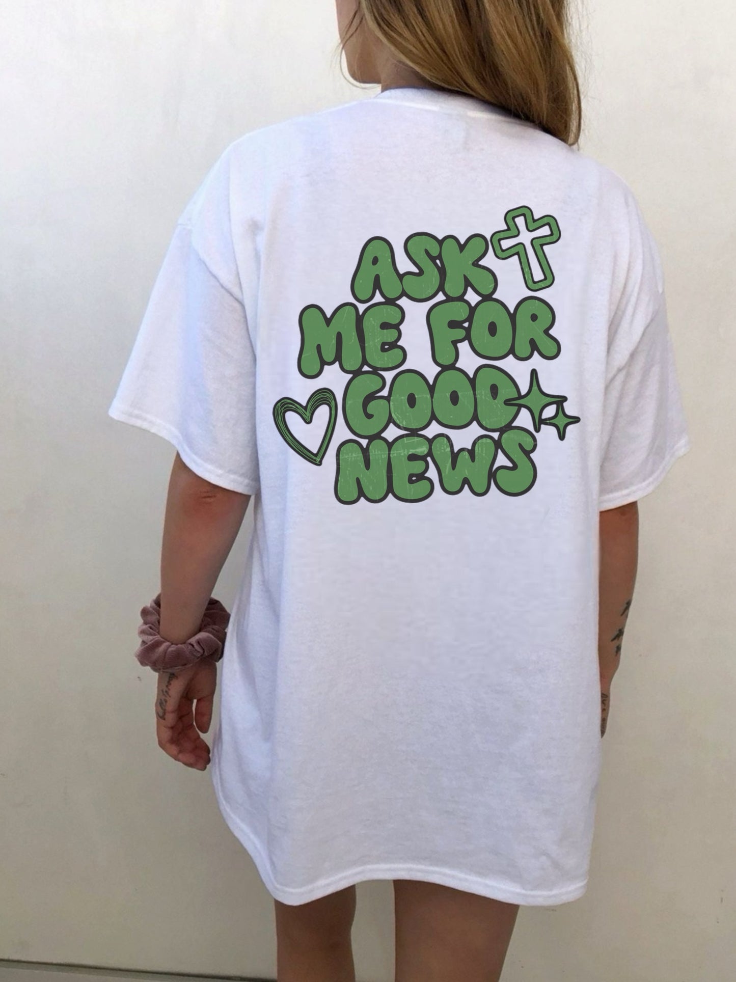 Good news garment-dyed heavyweight t-shirt