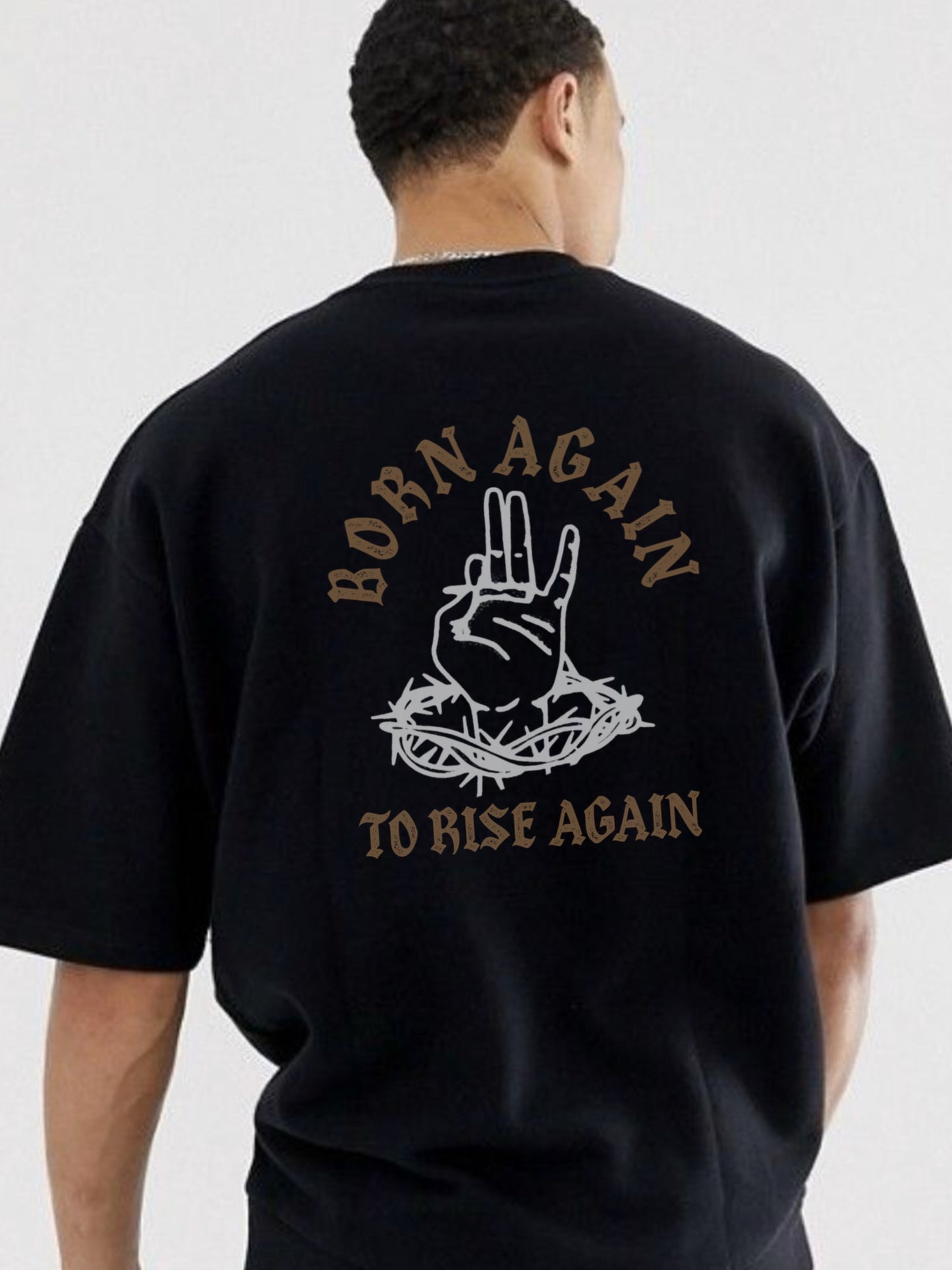 Born Again oversized faded t-shirt