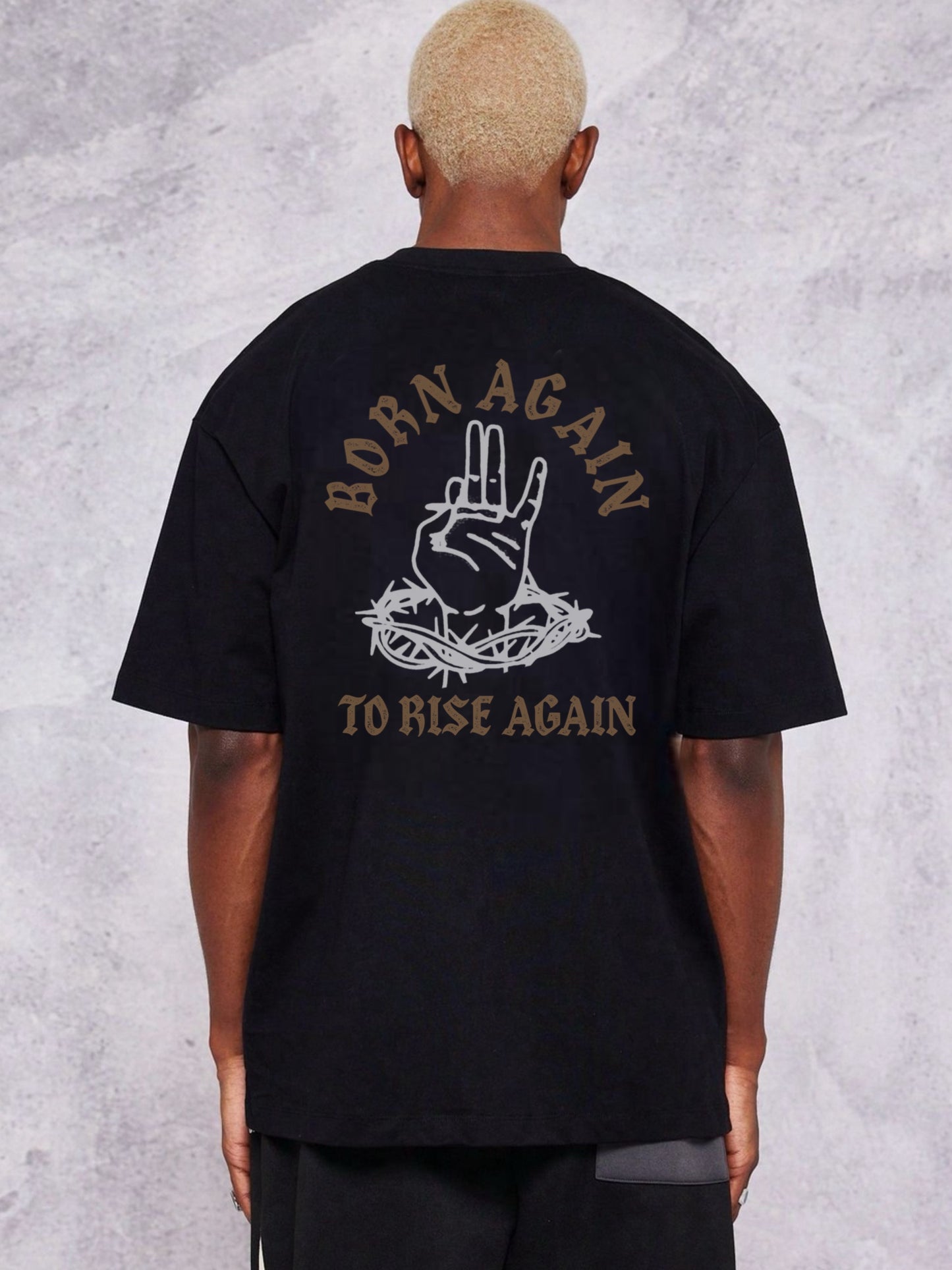 Born Again oversized faded t-shirt