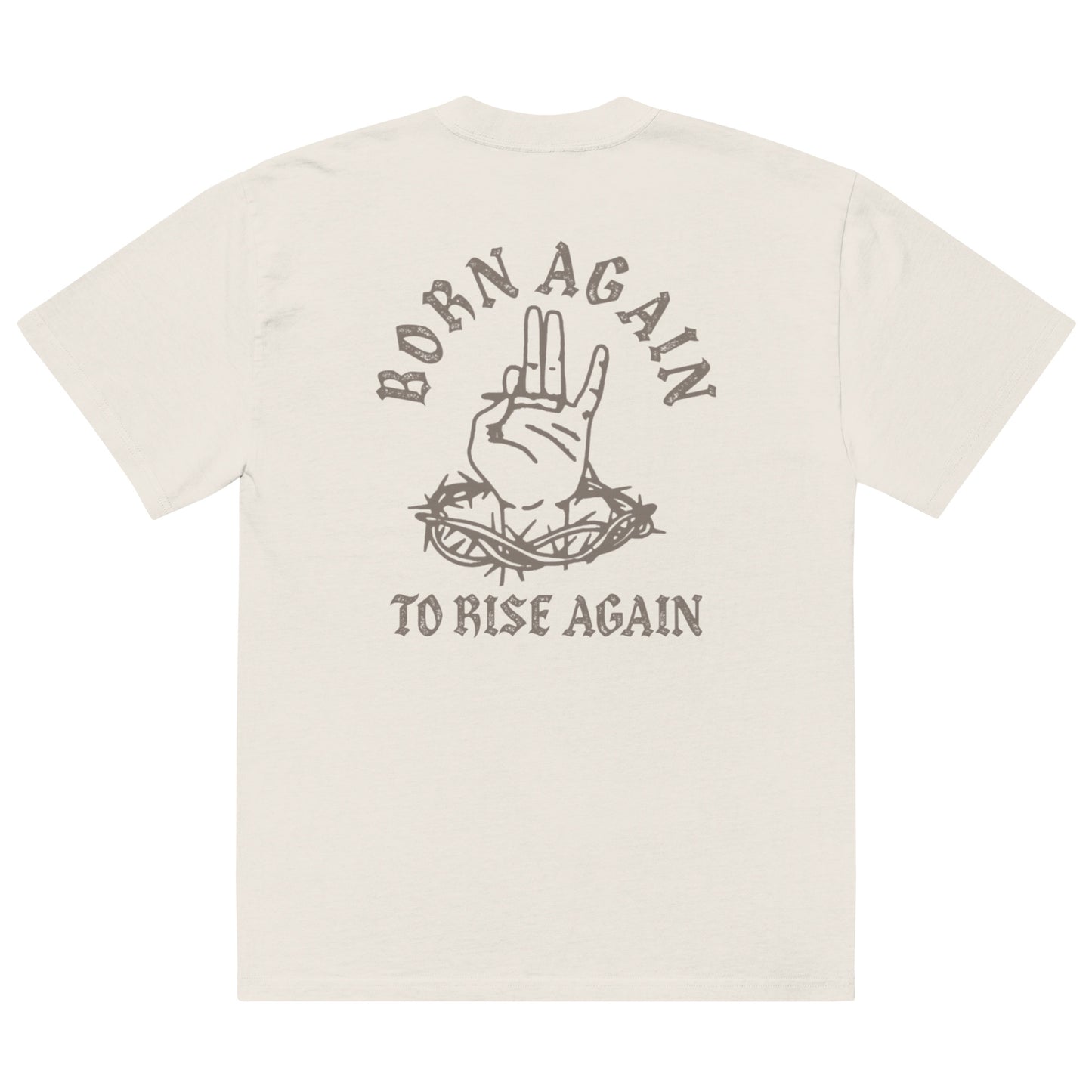 Born Again faded t-shirt