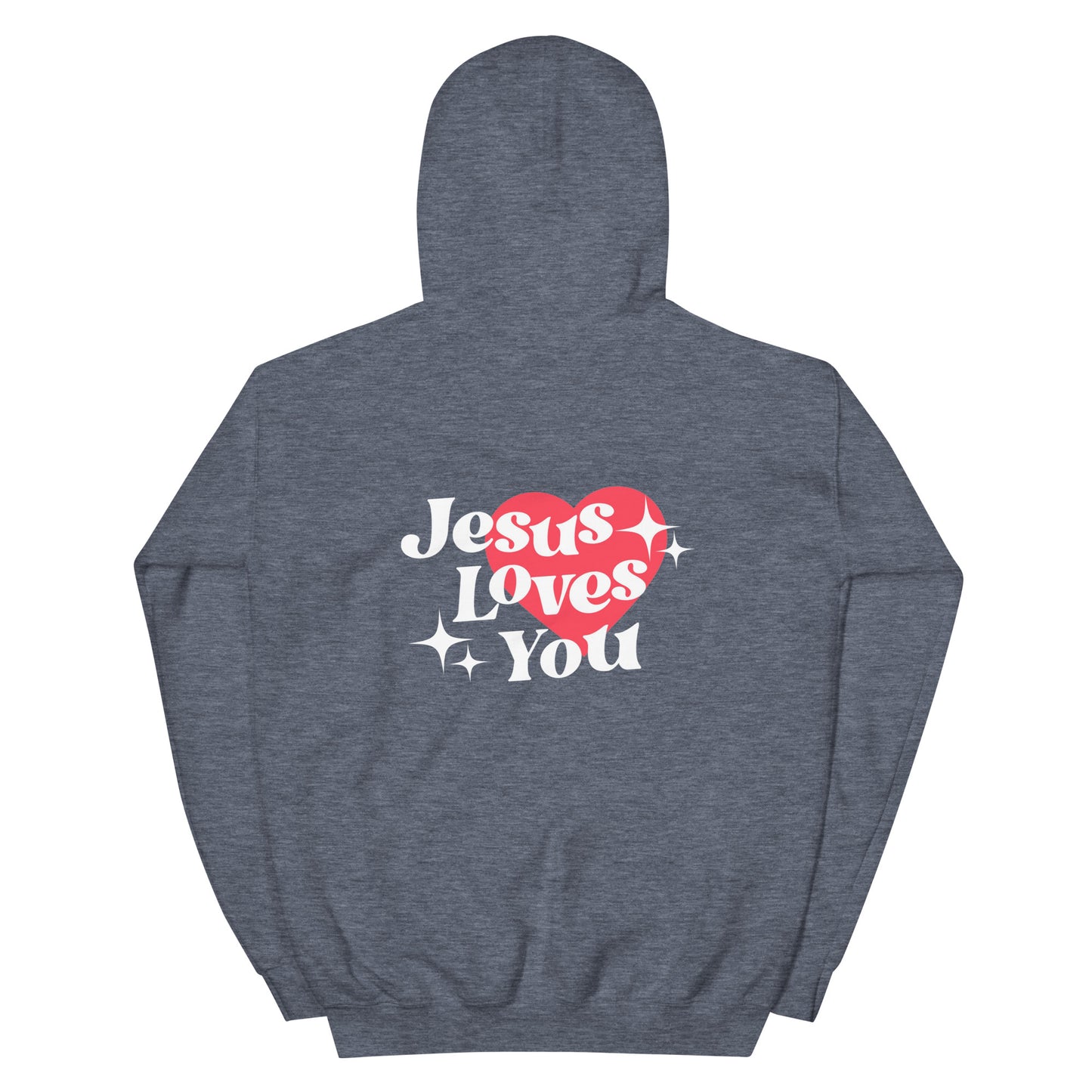 Jesus loves you Heavy  Hoodie